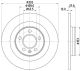 HELLA Bremsscheibe 8DD 355 132-121
