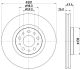 HELLA Bremsscheibe 8DD 355 132-131