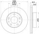 HELLA Bremsscheibe 8DD 355 132-141