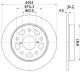 HELLA Bremsscheibe 8DD 355 132-191