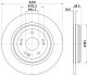 HELLA Bremsscheibe 8DD 355 132-231