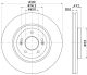 HELLA Bremsscheibe 8DD 355 132-251
