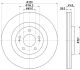 HELLA Bremsscheibe 8DD 355 132-271