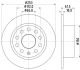HELLA Bremsscheibe 8DD 355 132-281