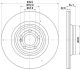 HELLA Bremsscheibe 8DD 355 132-321