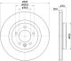 HELLA Bremsscheibe 8DD 355 132-571