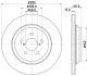 HELLA Bremsscheibe 8DD 355 132-371
