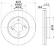 HELLA Bremsscheibe 8DD 355 132-381