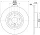 HELLA Bremsscheibe 8DD 355 132-391