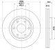 HELLA Bremsscheibe 8DD 355 132-441