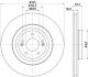 HELLA Bremsscheibe 8DD 355 132-681