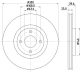 HELLA Bremsscheibe 8DD 355 132-721