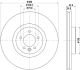 HELLA Bremsscheibe 8DD 355 132-951