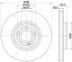 HELLA Bremsscheibe 8DD 355 133-051