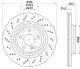 HELLA Bremsscheibe 8DD 355 133-271