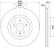 HELLA Bremsscheibe 8DD 355 133-421