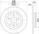 HELLA Bremsscheibe 8DD 355 133-411