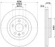 HELLA Bremsscheibe 8DD 355 133-441