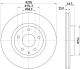HELLA Bremsscheibe 8DD 355 133-681