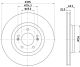 HELLA Bremsscheibe 8DD 355 134-391