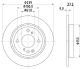 HELLA Bremsscheibe 8DD 355 134-681