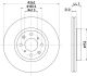 HELLA Bremsscheibe 8DD 355 134-691