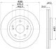 HELLA Bremsscheibe 8DD 355 134-741