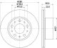 HELLA Bremsscheibe 8DD 355 134-991
