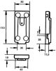 HELLA Trägerplatte, Außenspiegel 9BP 561 006-012