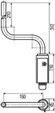 HELLA Halter, Außenspiegel 8HG 561 107-171