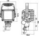 HELLA Arbeitsscheinwerfer 1GA 996 192-051