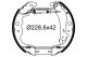 VALEO Bremsbackensatz 554911