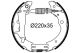 VALEO Bremsbackensatz 554924