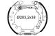 VALEO Bremsbackensatz 554946