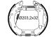 VALEO Bremsbackensatz 554947