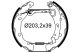 VALEO Bremsbackensatz 554950