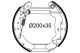 VALEO Bremsbackensatz 554959