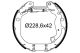 VALEO Bremsbackensatz 554968
