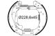 VALEO Bremsbackensatz 554970