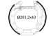 VALEO Bremsbackensatz 554971