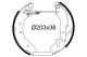 VALEO Bremsbackensatz 554972