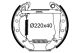VALEO Bremsbackensatz 554978