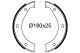 VALEO Bremsbackensatz 564257