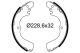 VALEO Bremsbackensatz 564287