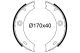 VALEO Bremsbackensatz 564289