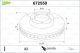 VALEO Bremsscheibe 672550
