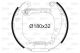 VALEO Bremsbackensatz 554634