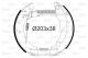 VALEO Bremsbackensatz 554703