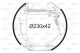 VALEO Bremsbackensatz 554789