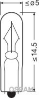 ams-OSRAM Glühlampe, Handschuhfachleuchte 2341
